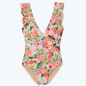 Summersalt X Rifle Paper Co. One Piece Suit